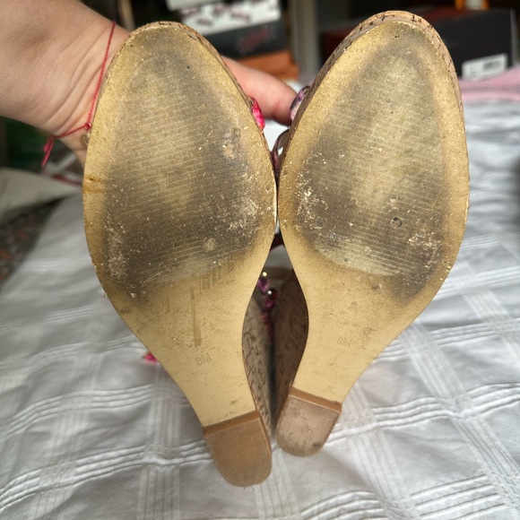 Steve Madden Wedges, Multi-color, Size 8 - Picture 5 of 7